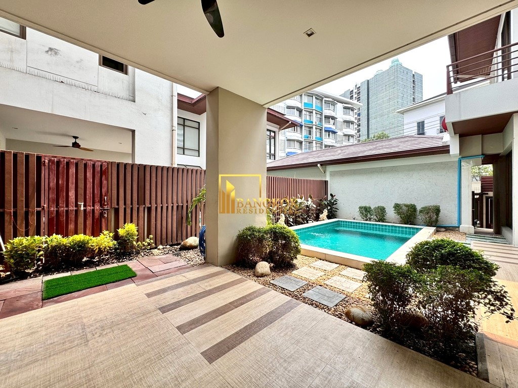 รูป Spacious 4 Bedroom Pool Villa for Rent in Sukhumvit 26 - BR28240SH - รูปที่ 6/57