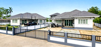 เช่าบ้านเดี่ยว วัดศรีดอนชัยป่าตึงงาม (วัดแม่เก็ดน้อย) : เทศบาลเมืองแม่โจ้ บ้านเดี่ยวชั้นเดียว ให้เช่า 3นอน 2น้ำ ใกล้ ตลาดสดป่าไผ่ 700 ม. ศรีวังธารการค้า สันทราย