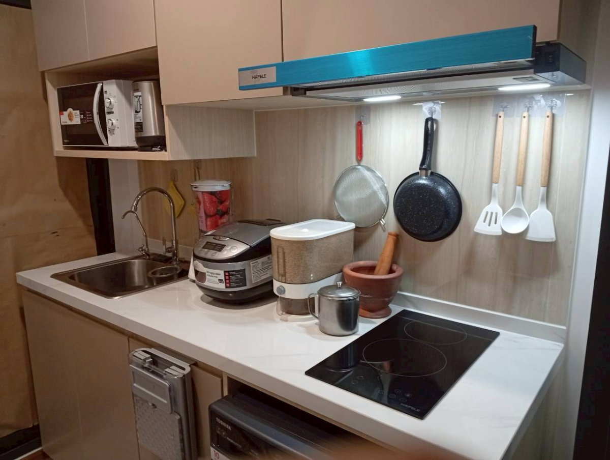 รูป คอนโด The Livin Ramkamhaeng 1 ห้องนอน ขนาด 27.58 ตร.ม. พร้อมเฟอร์นิเจอร์ เครื่องใช้ไฟฟ้า เข้าอยู่ได้ทันที - รูปที่ 5/34