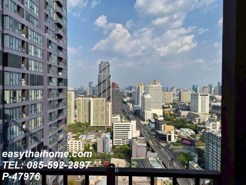 รูป P-47976 วิวเมืองสวย! 1 นอน นิว ดิสทริค อาร์ไนน์ พระราม 9 ใกล้ MRT พระราม 9 เพียง 21,000 บาท : ย่านห้วยขวาง  | Line Id @easythaihome | 085-592-2897 - รูปที่ 5/9