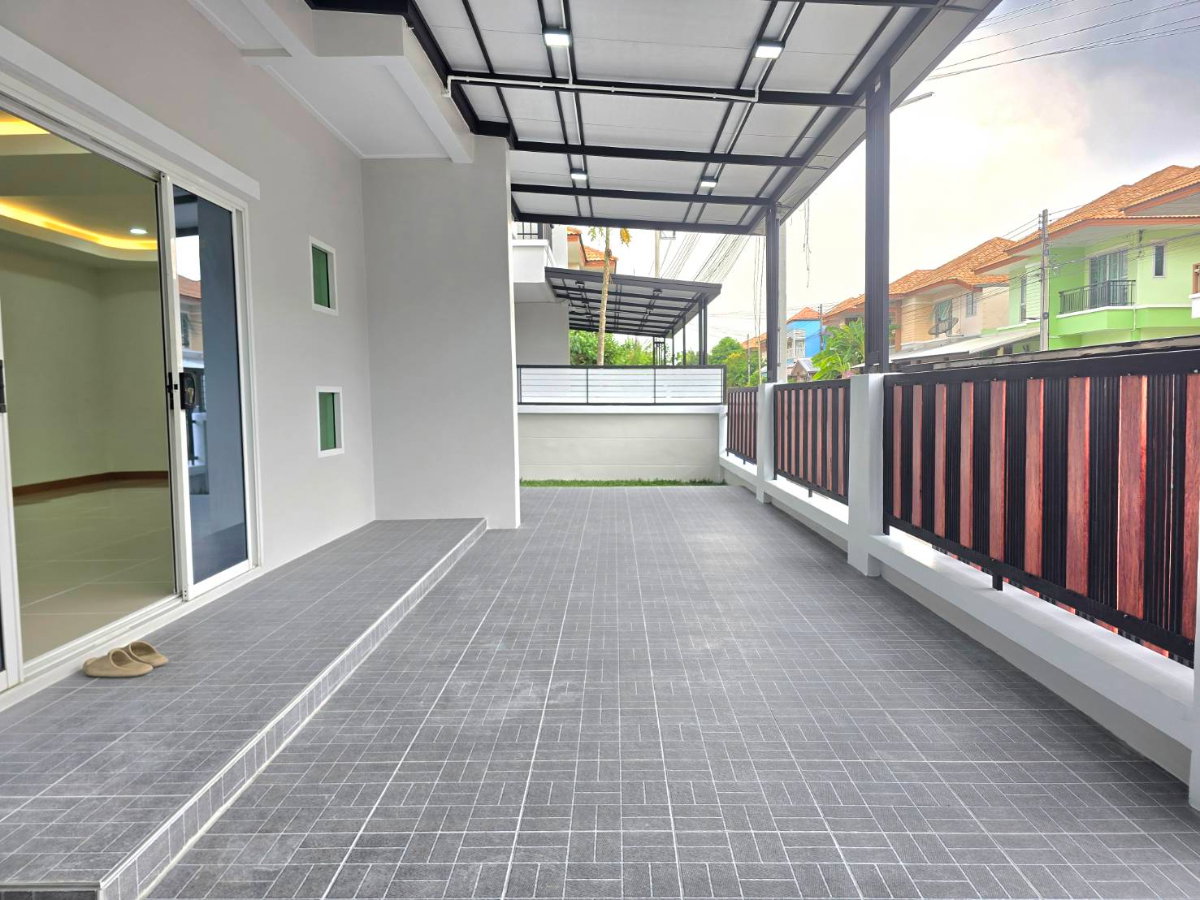 รูป บ้านแฝดสไตล์บ้านเดี่ยว หลังใหญ่ ต่อเติมเต็ม รีโนเวทใหม่ สวย พร้อมอยู่ ทำเลดีต้นโครงการ หมู่บ้านพนาสนธิ์วิลล่า ลำลูกกาคลอง4 ไสวประชาราษฎร์ - รูปที่ 5/35