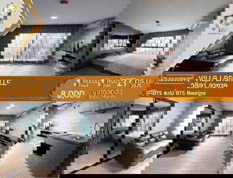 MDL26030695 Condo for rent at Villa Lasalle, ready to move in. Call urgently 0614453194 LineID @162cjixi