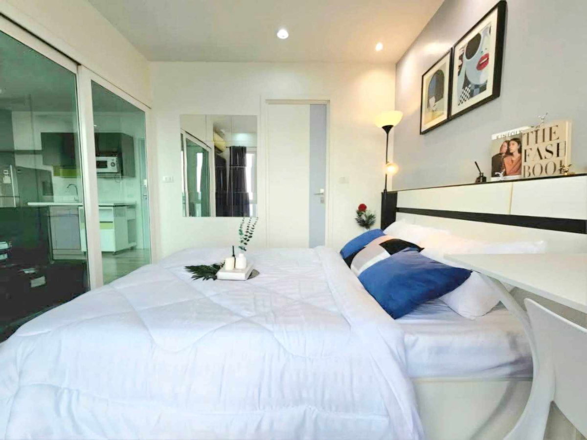 รูป ห้องจริง✨เช่าคอนโด สัญญา 1 ปี✨🛋️🛌เดอะ คีย์ ประชาชื่น - รูปที่ 2/11