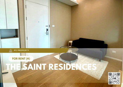 Condos for rent : For rent 📍 The Saint Residences 📍 Fully furnished with appliances. Near BTS Ha Yaek Ladprao.
