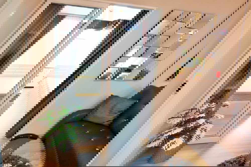 รูป ห้องจริง✨เช่าคอนโด สัญญา 1 ปี✨🛋️🛌 M Society - รูปที่ 8/9