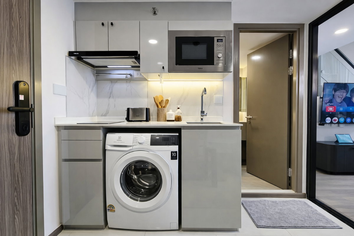 รูป 🍀🍀 Beautiful Room🌸 ให้เช่า📌 ไนท์บริดจ์ สเปซ สุขุมวิท-พระราม(Line: @rent2022) BTS พระโขนง พร้อมเข้าอยู่ 🔖A10880 - รูปที่ 11/15