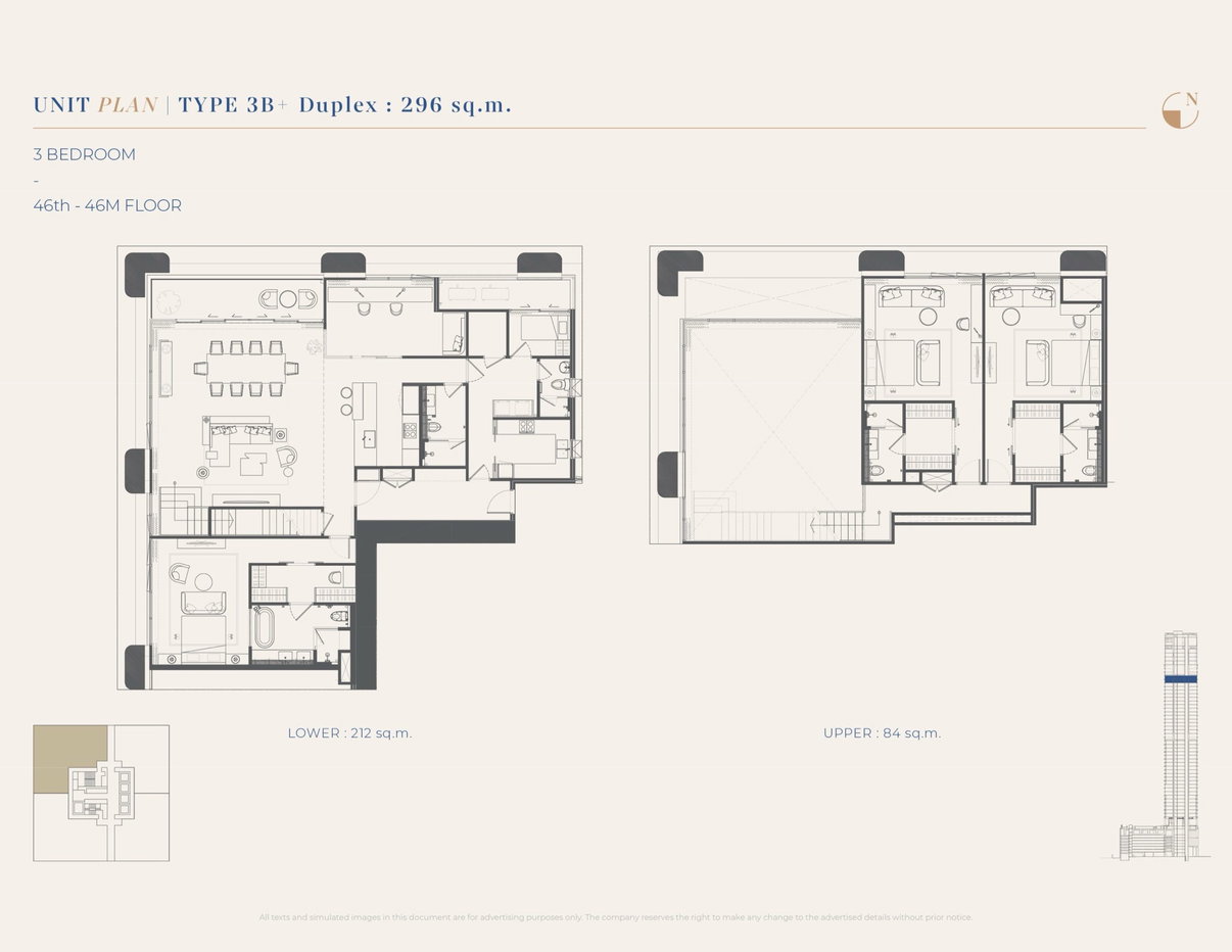รูป KingsQuare Residence 2 bedrooms, for sale - รูปที่ 21/47