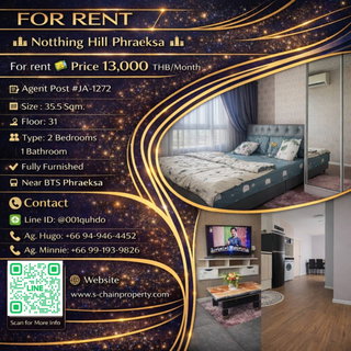 รูปภาพ 👑 For rent 🌉 Notting Hill Sukhumvit - Praksa (นอตติ้งฮิลล์ สุขุมวิท - แพรกษา) 🌉JA-1272