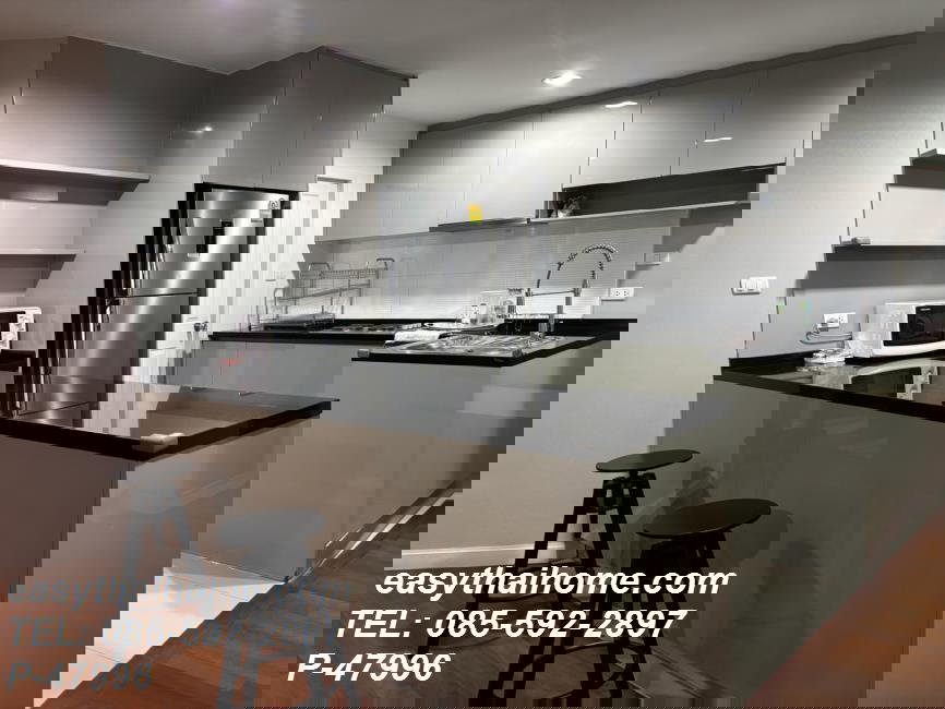 รูป P-47996 วิวเมือง! 2 ห้องนอนหรู @ เบ็ล แกรนด์ พระราม 9 ใกล้ MRT : เขตห้วยขวาง | Line Id @easythaihome | 085-592-2897 - รูปที่ 7/8