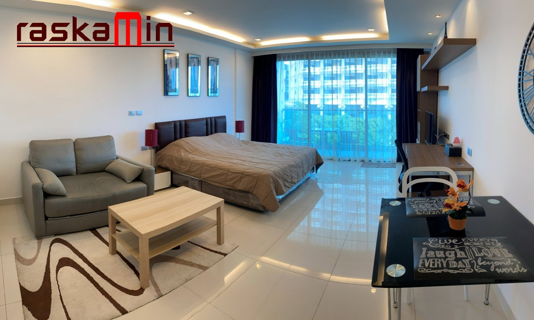 รูป KT0311📲LineID @556ryccg🏄‍♂️ห้องสตูดิโอ 44ตรม ชั้น6🏖️วิวทะเล พร้อมเฟอร์นิเจอร์🌴Wong Amat Tower วงศ์อมาตย์ ทาวเวอร์ - รูปที่ 1/10