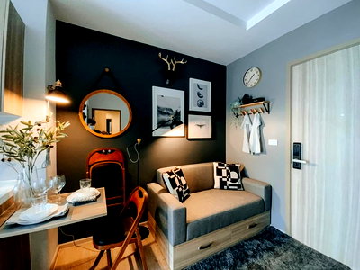 Condos for rent : The most beautiful unit in the project! For rent 🔥 ALTITUDE Unicorn Sathorn-Tha Phra. Beautiful room, great location, fully furnished 