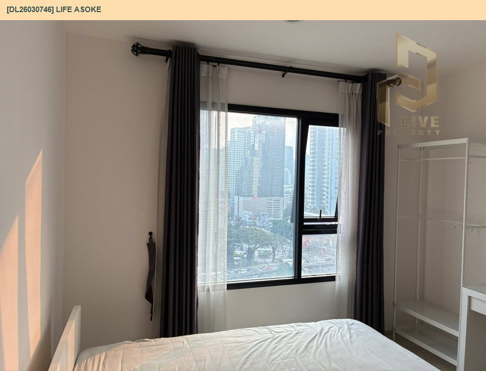 รูป DL26030746 ขายคอนโด ไลฟ์ อโศก (Life Asoke) ใกล้ MRT เพชรบุรี พร้อมเข้าอยู่ โทรด่วน 0800343450 LineID @655ebbvc - รูปที่ 3/11