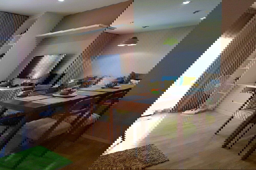 รูป 🔥 เช่าด่วน !! Noble Reveal, 1 ห้องนอน,1 ห้องน้ำ, ห้องไซส์ใหญ่, ชั้นสูง 11++, ทำเลดีดีใจกลางเอกมัย !! 🔥 Code C20260300023 แต่งครบ, พร้อมเข้าอยู่ 📣📣 - รูปที่ 2/7