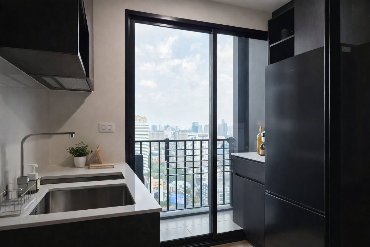 รูป 🍀🍀 Free Wifi 500/500  Special Offer🔥ให้เช่า📌 นิว ดิสทริค อาร์ 9 (Line: @rent2022) MRT พระราม9 พร้อมเข้าอยู่ 🔖10878 - รูปที่ 7/21