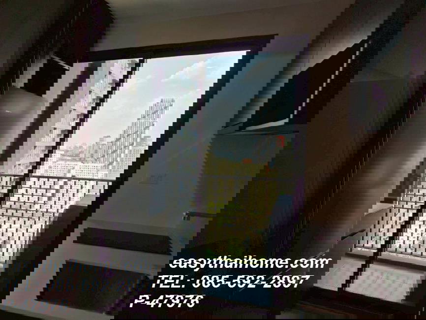 รูป P-47976 วิวเมืองสวย! 1 นอน นิว ดิสทริค อาร์ไนน์ พระราม 9 ใกล้ MRT พระราม 9 เพียง 21,000 บาท : ย่านห้วยขวาง  | Line Id @easythaihome | 085-592-2897 - รูปที่ 4/9