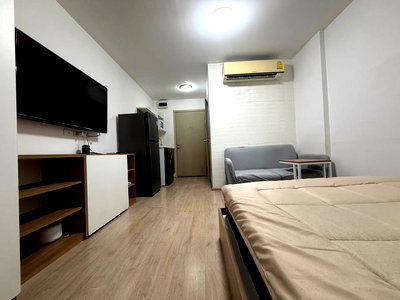 เช่าคอนโด โรงพยาบาลสำโรงการแพทย์ : ให้เช่า เอลลิโอ สุขุมวิท 64  มีเฟอร์นิเจอร์+เครื่องใช้ไฟฟ้าครบ แอดไลน์ @ihaveroom ตอบทันที