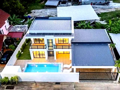 Houses for sale Thep Prasit Road : Luxurious Pool Villa for Sale in Thepprasit Jomtien