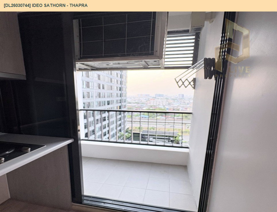 รูป DL26030744 ให้เช่าคอนโด ไอดีโอ สาทร - ท่าพระ (IDEO Sathorn - Thapra) ใกล้ BTS โพธิ์นิมิตร พร้อมเข้าอยู่ โทรด่วน 0656133286 LineID @534wlwof - รูปที่ 11/13