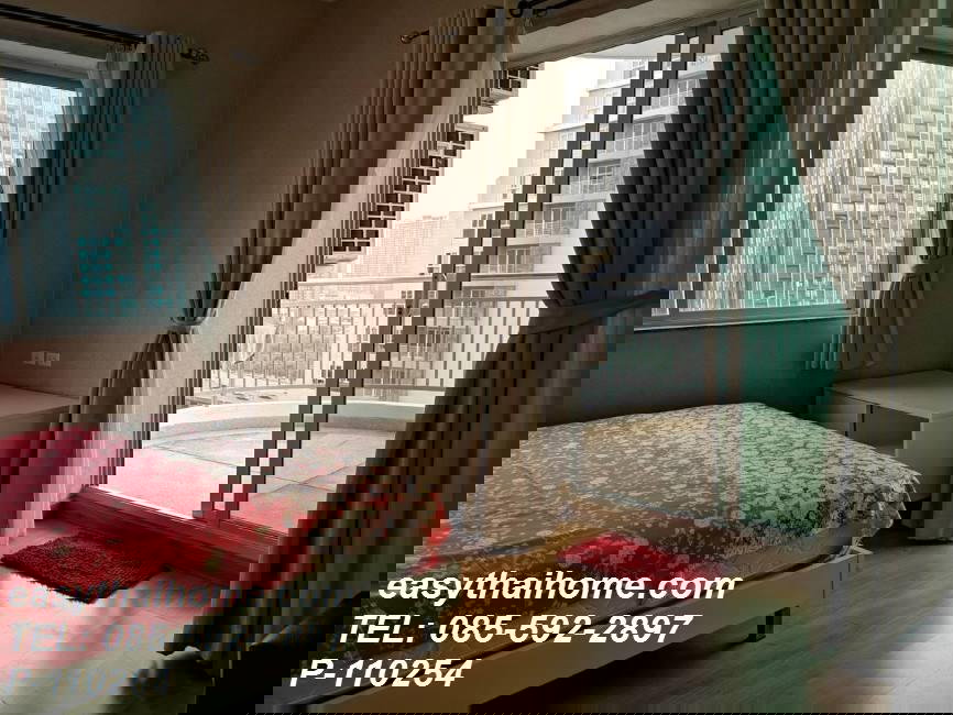 รูป P-110254 ขายพร้อมผู้เช่าดูห้องได้ วิวเมือง ห้องมุม ศุภาลัย ปาร์ค อโศก-รัชดา 2 ห้องนอน ใกล้ MRT! : เขตดินแดง | Line Id @easythaihome | 085-592-2897 - รูปที่ 3/9