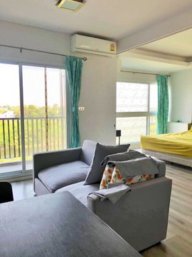 ห้องจริง✨เช่าคอนโด สัญญา 1 ปี✨🛋️🛌ดับเบิ้ล เลค คอนโดมิเนียม