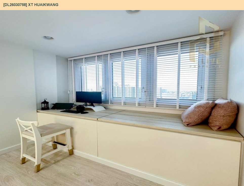 รูป DL26030758 ให้เช่าคอนโด เอ็กซ์ที ห้วยขวาง (XT HUAIKWANG) ใกล้ MRT ห้วยขวาง พร้อมเข้าอยู่ โทรด่วน 0800343450 LineID @655ebbvc - รูปที่ 4/7