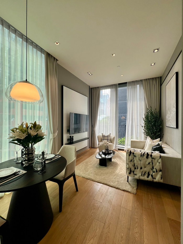 รูป [50,000.-] ให้เช่า 28 Chidlom | 1 นอน 46 ตรม. ชั้น 2 ห้องกว้าง ตกแต่งหรู ใกล้ BTS ชิดลม - รูปที่ 5/12