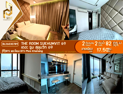 Condos for sale : DL26030789 Condo for sale, The Room Sukhumvit 69 near BTS Phra Khanong, ready to move in, call urgently 0653619502 LineID @952jdxxk