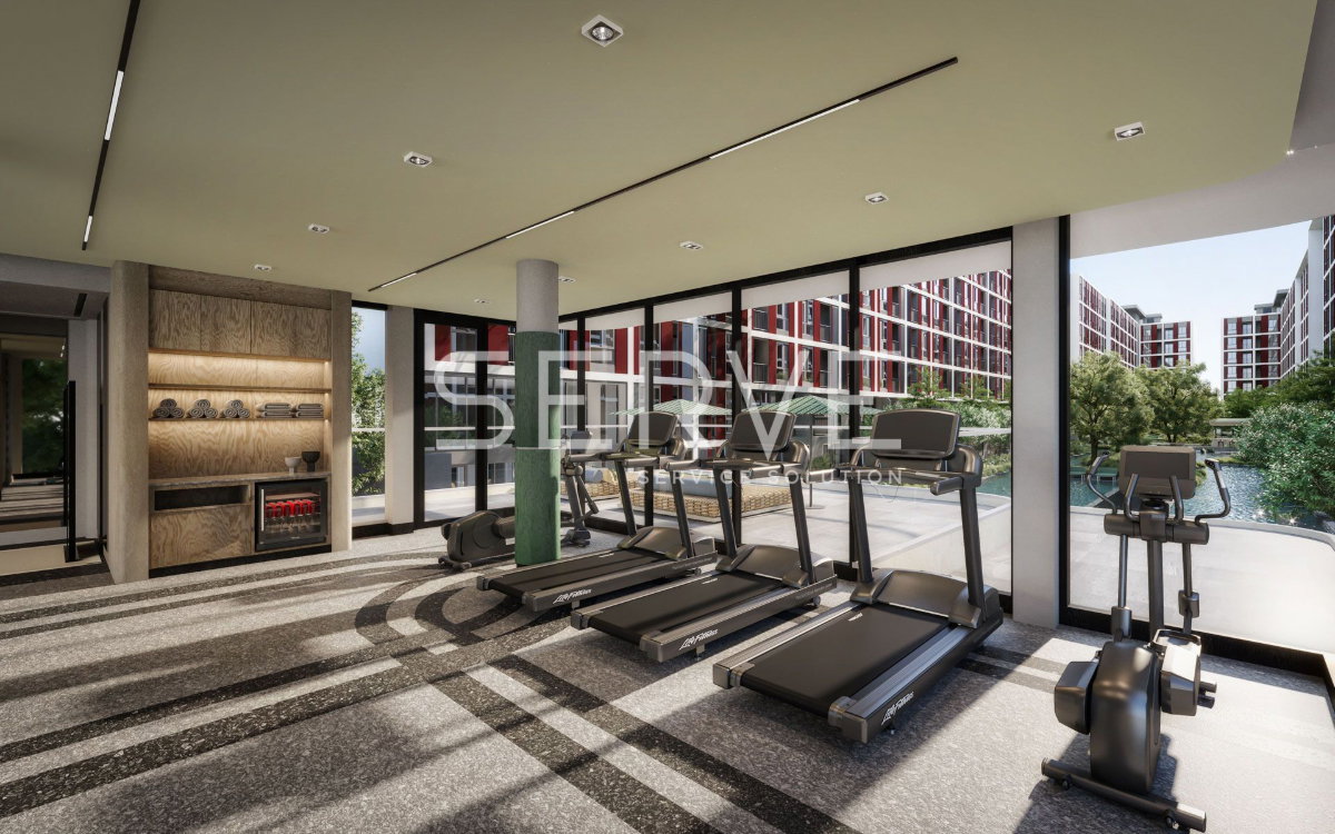 รูป 🔥9K🔥- 1 นอน 26.26 ตร.ม. เฟอร์ฯ ครบ กั้นโซนครั้ว กับคอนโดใหม่ ทำเลดี ติด BTS คูคต 100 ม. ที่ Nue Core Khu Khot Station / ให้เช่าคอนโด - รูปที่ 3/7