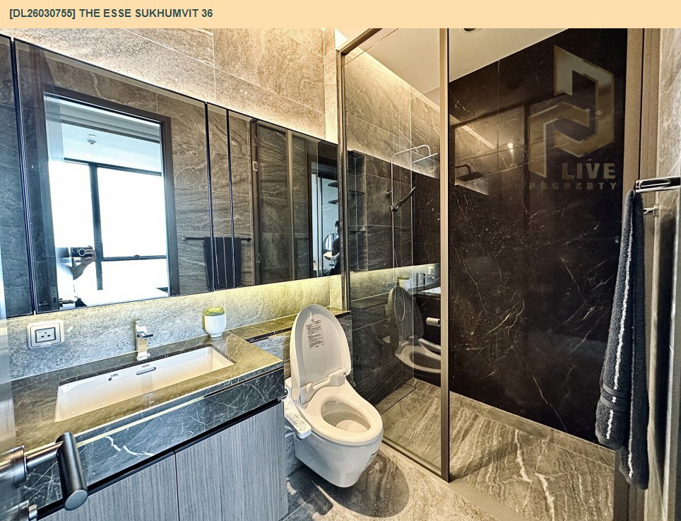รูป DL26030755 ให้เช่าคอนโด ดิ เอส สุขุมวิท 36 (THE ESSE Sukhumvit 36) ใกล้ BTS ทองหล่อ พร้อมเข้าอยู่ โทรด่วน 0842740999 LineID @523dslwi - รูปที่ 6/7