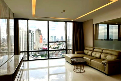 Condos for rent : For Rent !! The Bangkok Sathorn, 2 bedroom,2 bathroom, city view, high floor 26++, large room !! 🔥 Code C20221201547 furnished, ready to move in 📣📣