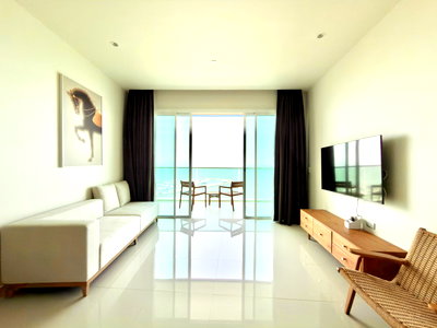 คอนโดให้เช่า : ให้เช่า คอนโด Mövenpick White Sand Beach นาจอมเทียน 1 ห้องนอน 80 ตร.ม. วิวทะเล panoramic view