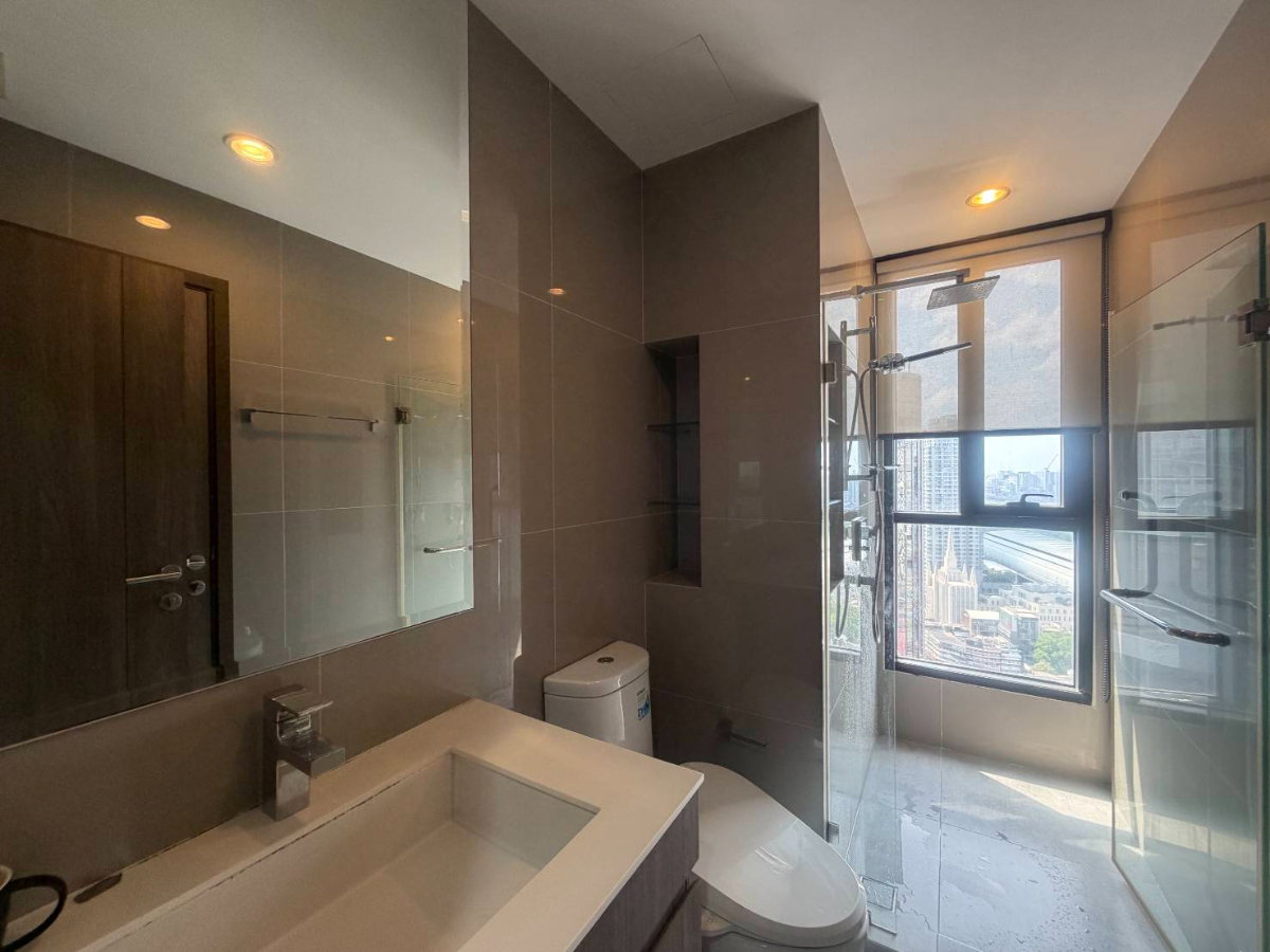 รูป ให้เช่าคอนโด Ideo Mobi Asoke คอนโดแต่งครบพร้อมเข้าอยู่ใกล้MRTเพชรบุรี 300เมตรและAirport Link มักกะสัน!! - รูปที่ 3/8