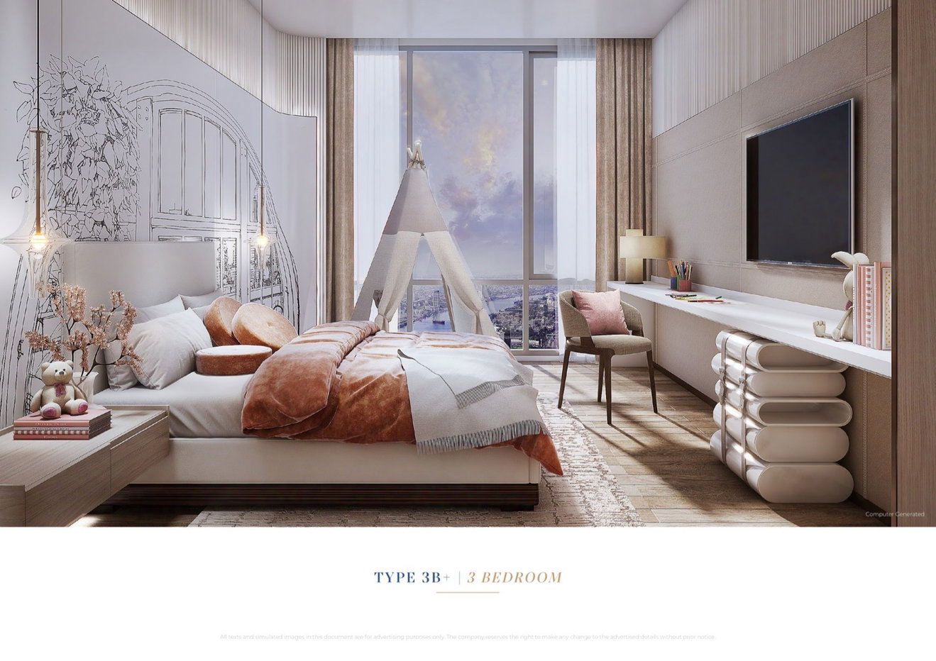 รูป KingsQuare Residence 2 bedrooms, for sale - รูปที่ 22/47