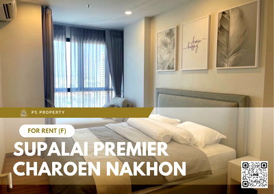 Condos for rent : For rent 📍 Supalai Premier Charoen Nakhon 📍 Fully furnished with appliances. Near BTS Gold Line.