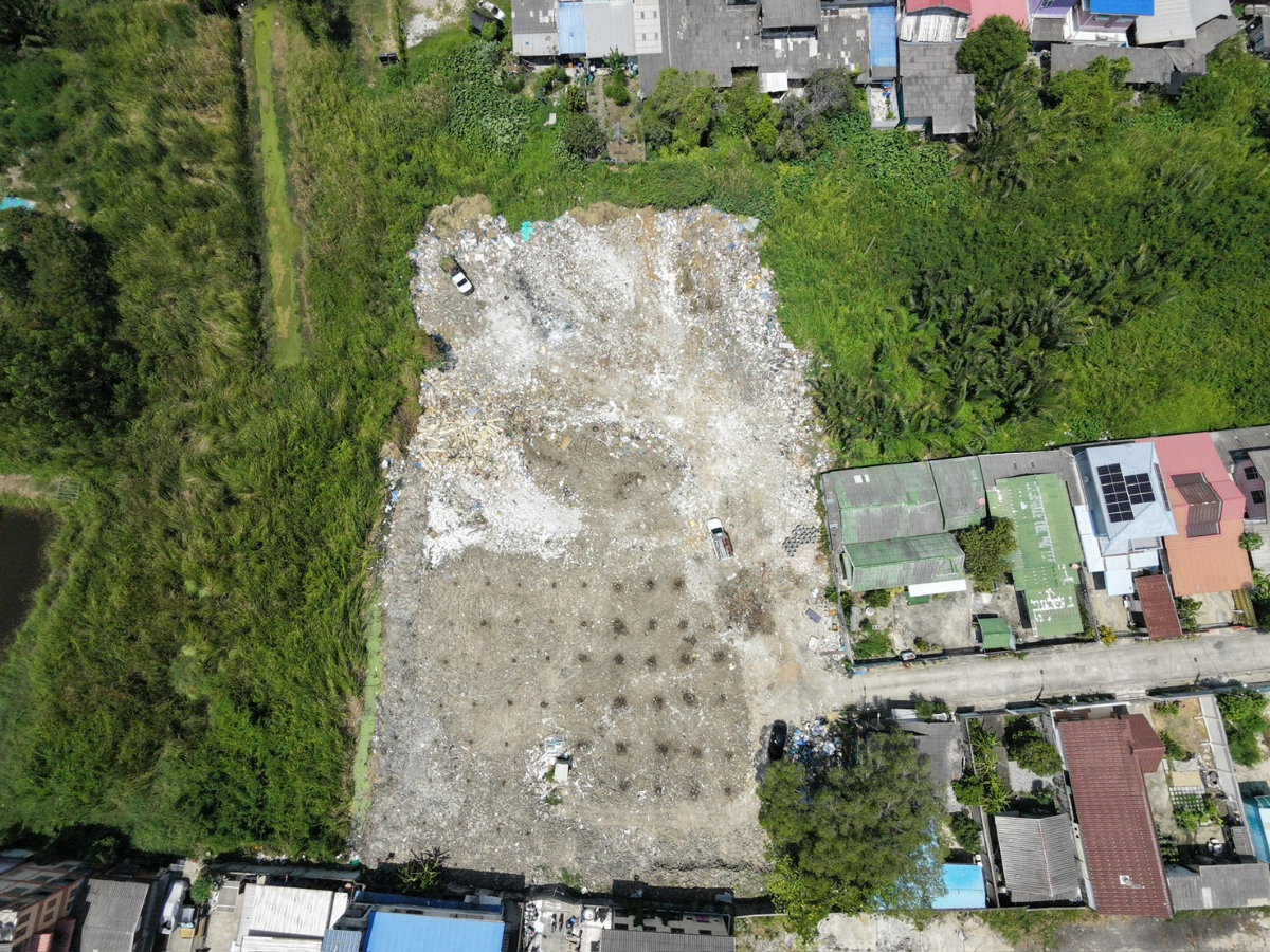 รูป ที่ดิน 4 ไร่ 700 ม.จาก BTS สายลวด ใกล้ รพ.สมุทรปราการ ปากน้ำ ถูกกว่าตลาด 30% แปลงสี่เหลี่ยมสวย - รูปที่ 3/9