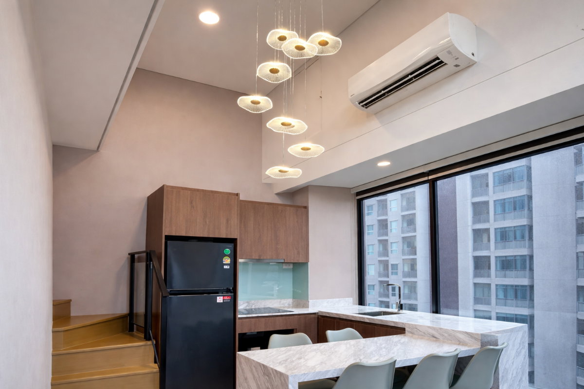 รูป ให้เช่า 🔥 Landmark @ MRTA Station | คอนโดหรูเพดานสูง | ห้องตกแต่งสไตล์โมเดิร์น เฟอร์นิเจอร์ครบครัน | ลากกระเป๋าเข้าอยู่ได้เลย - รูปที่ 9/10