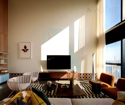 คอนโดให้เช่า : 🎉 ให้เช่าคอนโด เดอะ ลอฟท์ สีลม อาคาร 1 ชั้น 29 Duplex 2 ห้องนอน ขนาด 122.00 ตรม ใกล้ วัดแขก