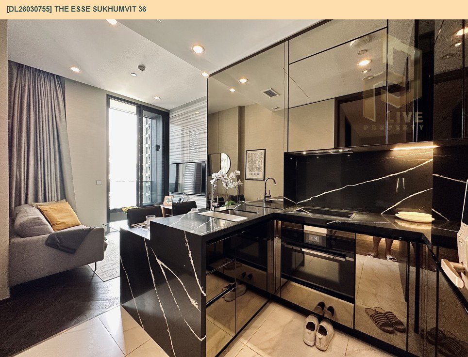 รูป DL26030755 ให้เช่าคอนโด ดิ เอส สุขุมวิท 36 (THE ESSE Sukhumvit 36) ใกล้ BTS ทองหล่อ พร้อมเข้าอยู่ โทรด่วน 0842740999 LineID @523dslwi - รูปที่ 2/7