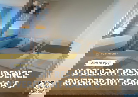 รูปภาพ ให้เช่า ✨ U Delight Residence Riverfront Rama 3 ✨ เฟอร์นิเจอร์ และ เครื่องใช้ไฟฟ้าครบ วิวแม่น้ำ ใกล้ BRT