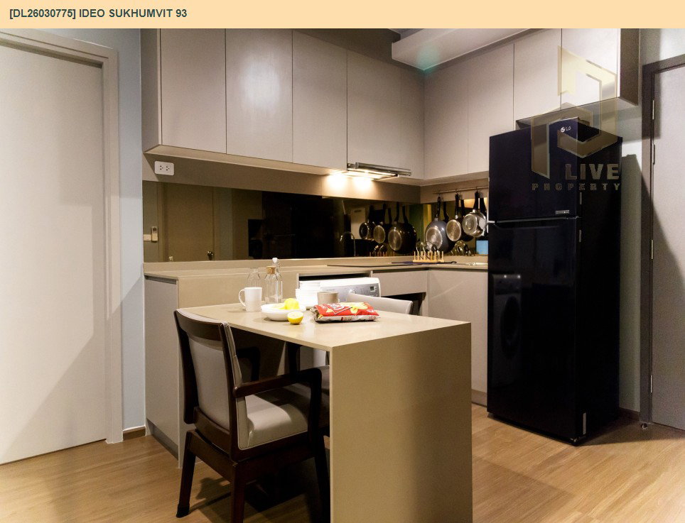 รูป DL26030775 ให้เช่าคอนโด ไอดีโอ สุขุมวิท 93 (IDEO Sukhumvit 93) ใกล้ BTS บางจาก พร้อมเข้าอยู่ โทรด่วน 0656133286 LineID @534wlwof - รูปที่ 11/11