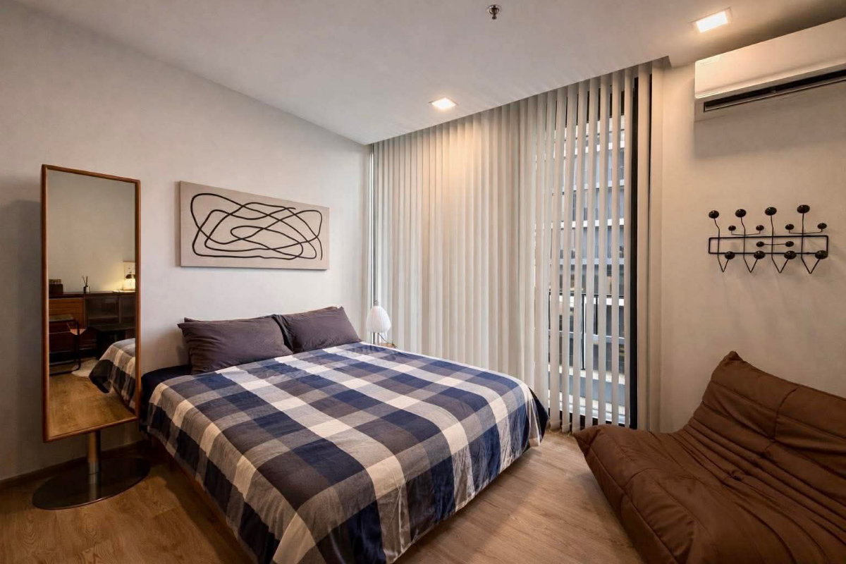 รูป 🏢 Condo Noble Around Ari ✨ ห้องสวย สไตล์ Minimal Mid-Century พร้อมอยู่✨ - รูปที่ 3/9