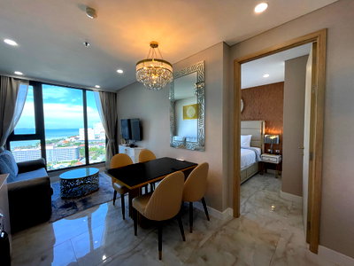 Condos for rent Makro South Pattaya : For rent Copacabana Nice SeaView Internet WiFi 
