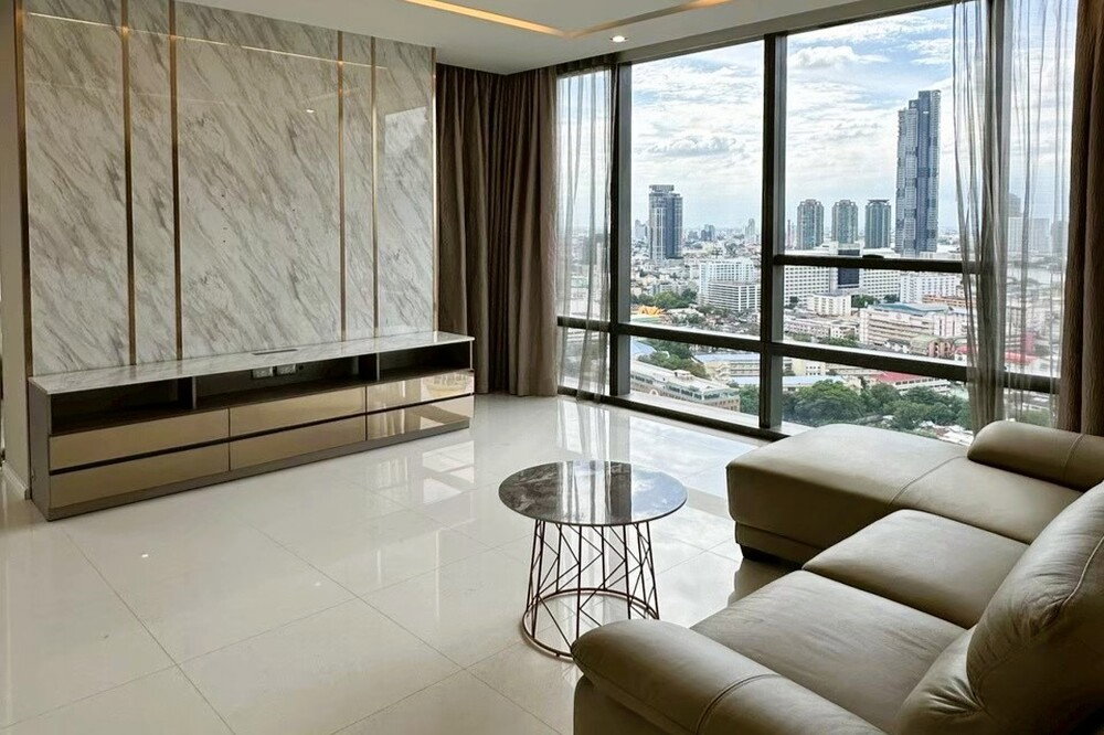รูป 🔥 เช่าด่วน !! The Bangkok Sathorn, 2 ห้องนอน,2 ห้องน้ำ, วิวเมือง, ชั้นสูง 26++, ห้องขนาดใหญ่ !! 🔥 Code C20221201547 แต่งครบ, พร้อมเข้าอยู่ 📣📣 - รูปที่ 2/16