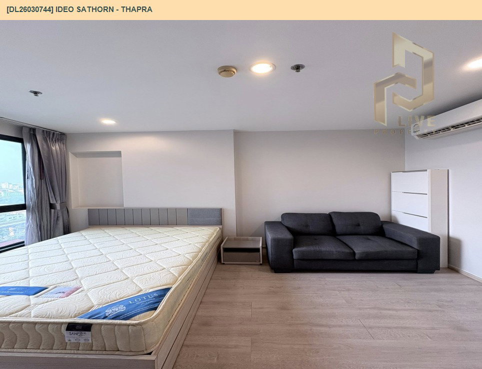 รูป DL26030744 ให้เช่าคอนโด ไอดีโอ สาทร - ท่าพระ (IDEO Sathorn - Thapra) ใกล้ BTS โพธิ์นิมิตร พร้อมเข้าอยู่ โทรด่วน 0656133286 LineID @534wlwof - รูปที่ 2/13