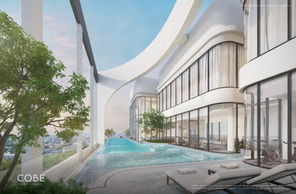 รูป [20,000.-] ให้เช่า COBE เกษตร-ศรีปทุม | 1 นอน 30.16 ตรม. ชั้น 11 แต่งครบ มีเครื่องซักผ้าอบในตัว - รูปที่ 6/6