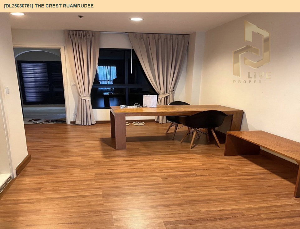 รูป DL26030750 ให้เช่าคอนโด เดอะ เครสท์ พหลโยธิน 11 (The Crest Phaholyothin 11) ใกล้ BTS อารีย์ พร้อมเข้าอยู่ โทรด่วน 0656133286 LineID @534wlwof - รูปที่ 4/7