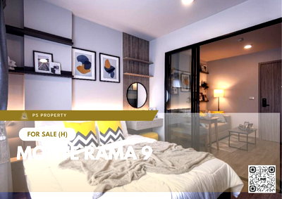 Condos for sale : Urgent sale! 📍 Monte Rama 9 📍 Fully furnished and equipped with appliances. Near MRT Ramkhamhaeng.