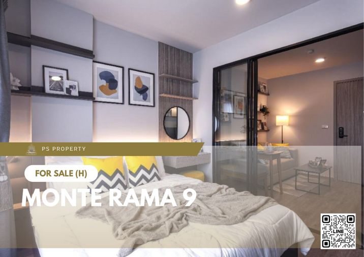 Urgent sale! 📍 Monte Rama 9 📍 Fully furnished and equipped with appliances. Near MRT Ramkhamhaeng.