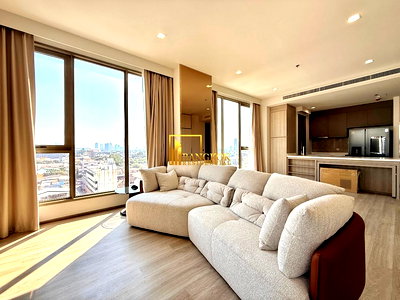 Condos for rent : Rhythm Charoenkrung Pavillion | Stylish 2 Bed Luxury Condo - BR60496CD