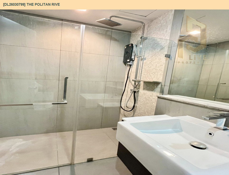 รูป DL26030799 ให้เช่าคอนโด เดอะ โพลิแทน รีฟ (The Politan Rive) ใกล้ MRT พระนั่งเกล้า พร้อมเข้าอยู่ โทรด่วน 0842740999 LineID @523dslwi - รูปที่ 6/7